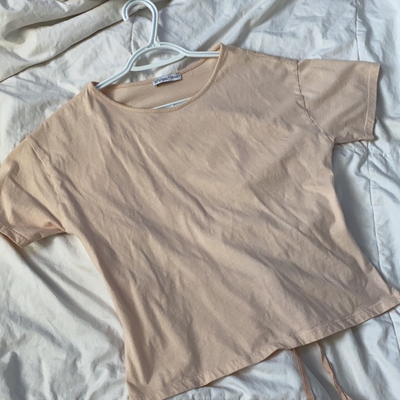 Zara Tshirt w Tied Open Back - Picture 3 of 4